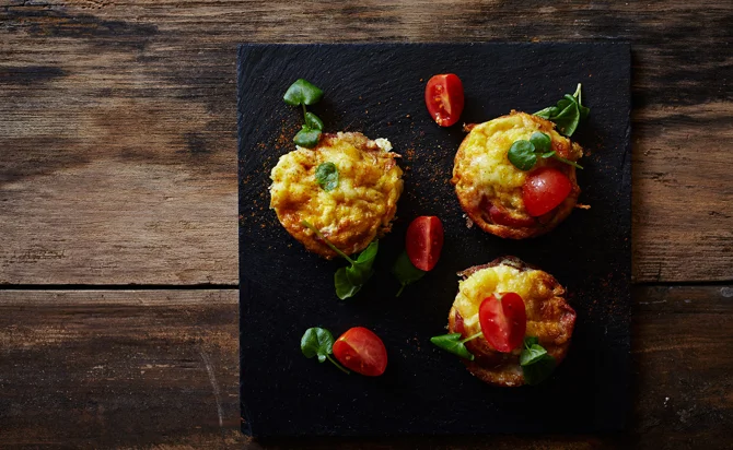Frühstücksmuffins mit Extra cremiger White