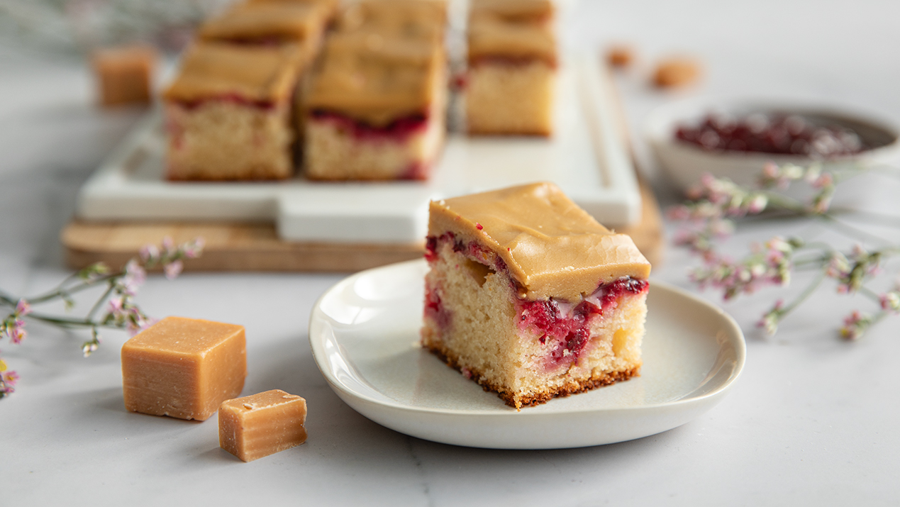 Karpalo-kinuskipalat