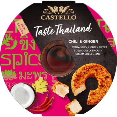 Castello chili-inkivääri tuorejuusto 125g