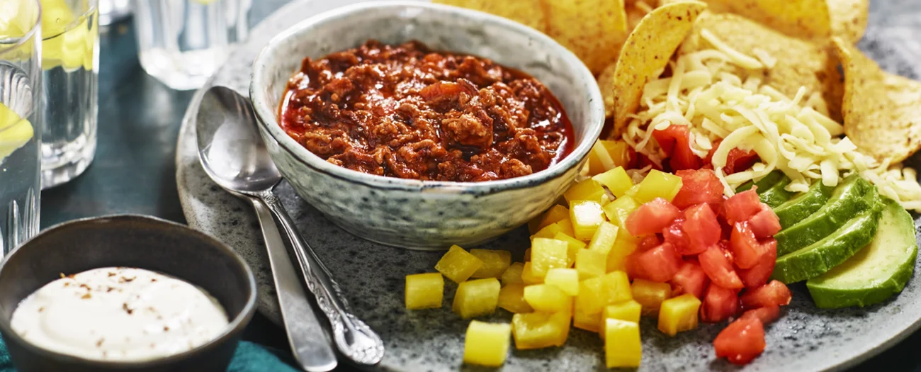 Nachotallrik med tacofärs