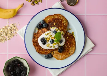 Protein oat pancakes with skyr
