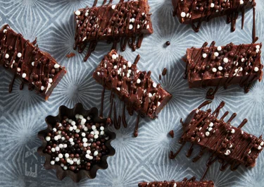 Chokladfudge med strössel