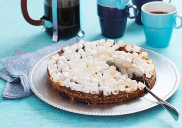 Kevins kladdkaka med minimarshmallows