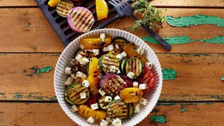 Maukkaat grillatut kasvikset