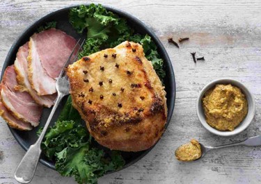 Grillattu joulukinkku