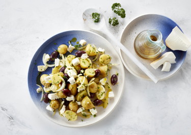 Lun græsk kartoffelsalat