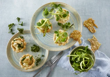 Pasteitjes met meer asperges en minder kip