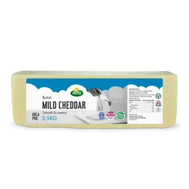 Arla Pro British Mild Cheddar Cheese 2.5kg