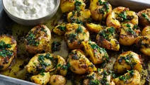 Smashed potatoes