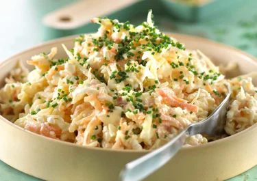 Lactosevrije rauwkostsalade met kwark