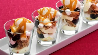 Lyxig rocky road-dessert