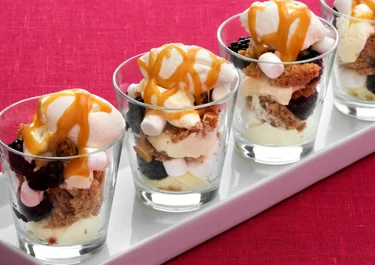 Lyxig rocky road-dessert
