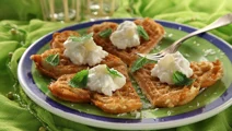 Kokosvåfflor med lime