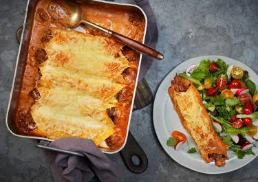 Tortilla med köttfärs