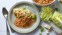 Vegetarische spaghetti bolognese