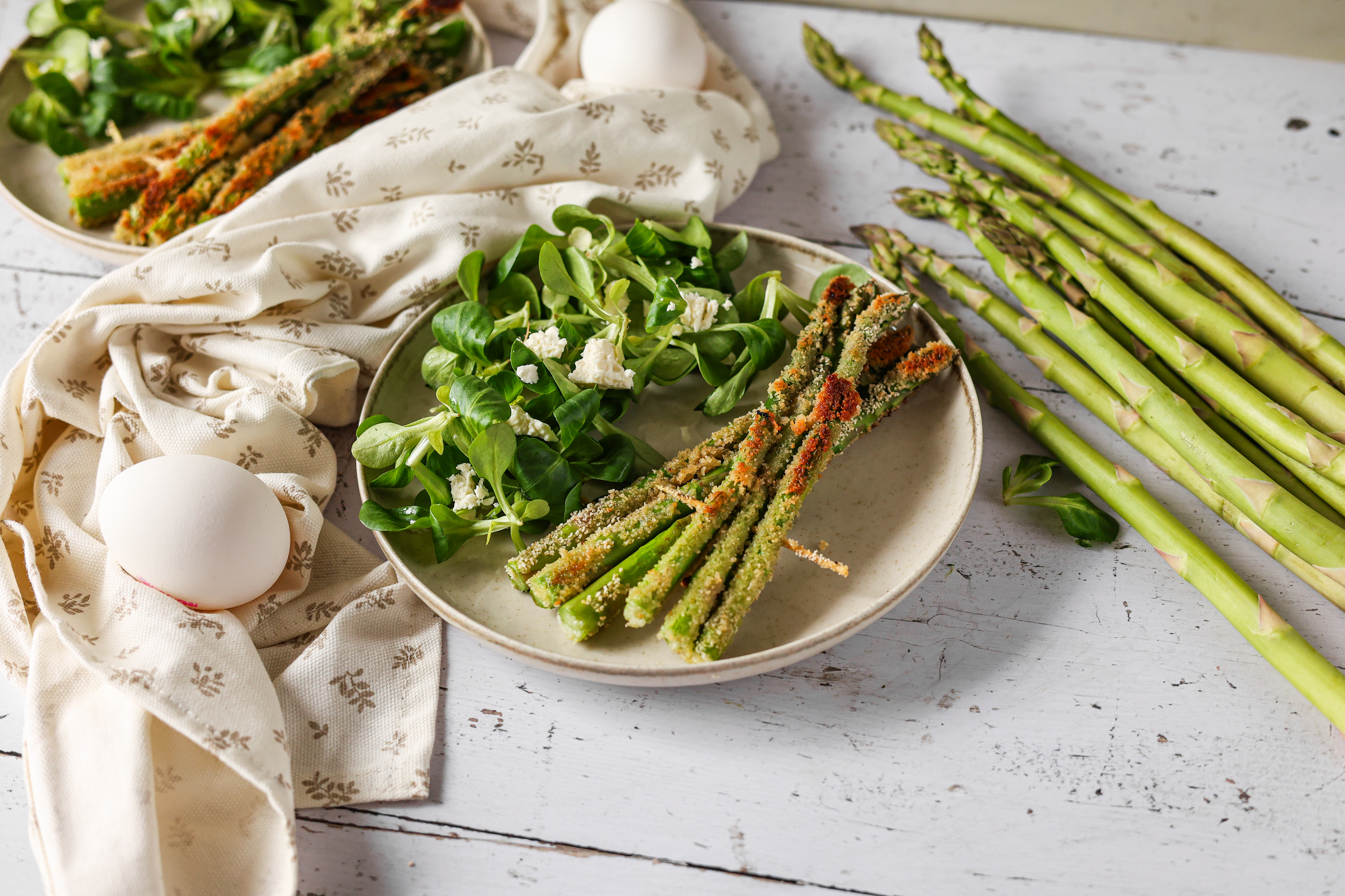 Panierter Spargel Rezept ( Schnell &amp; Einfach ) | Arla - Rezept