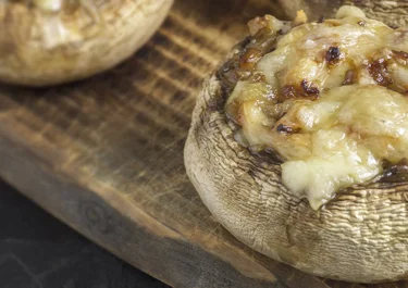 Champiñones rellenos con Arla Queso