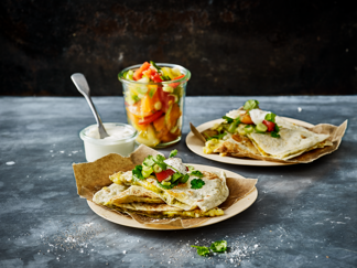 Quesadillas med kylling