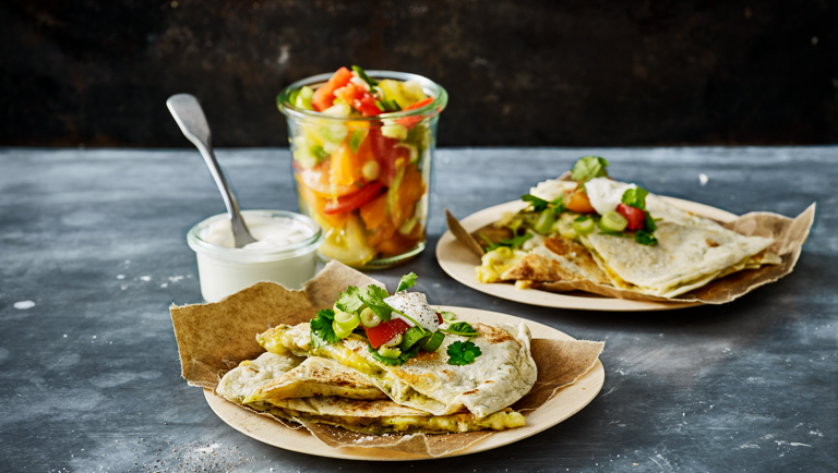 Quesadillas med kylling
