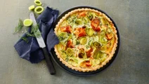 Taart met zalm zonder lactose