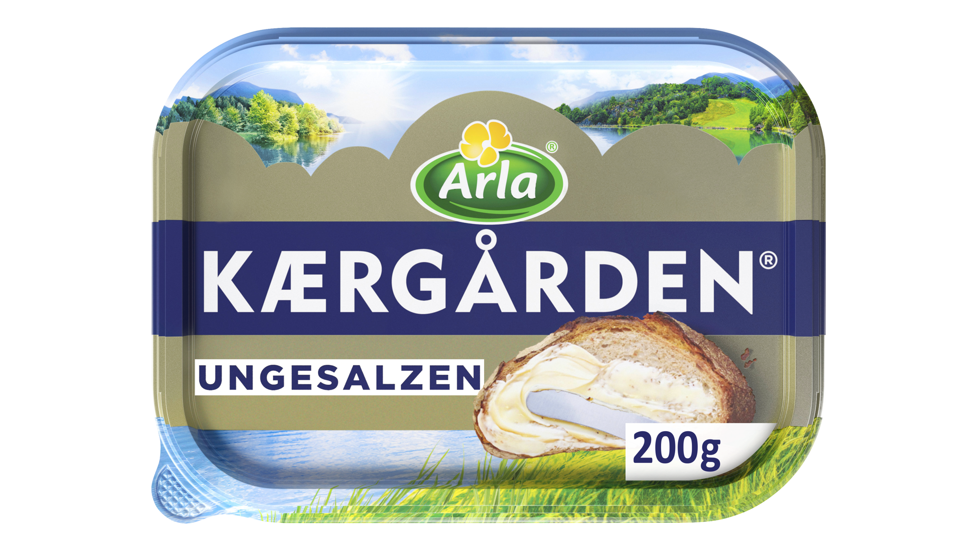 Arla Kaergarden Ungesalzen, aus Butter und Rapsöl, 200g