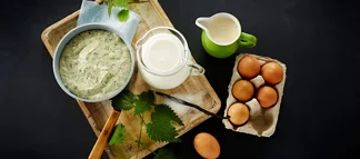 Brændenælde creme anglaise