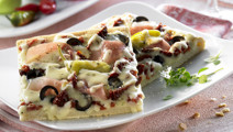 Pizza Mediterrano mit Arla Finello® Pizzakäse