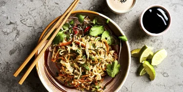 Vegenuudelit on mutkaton vaihtoehto myös ravintolasi lounaslistalle.