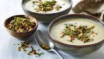 Potato onion soup