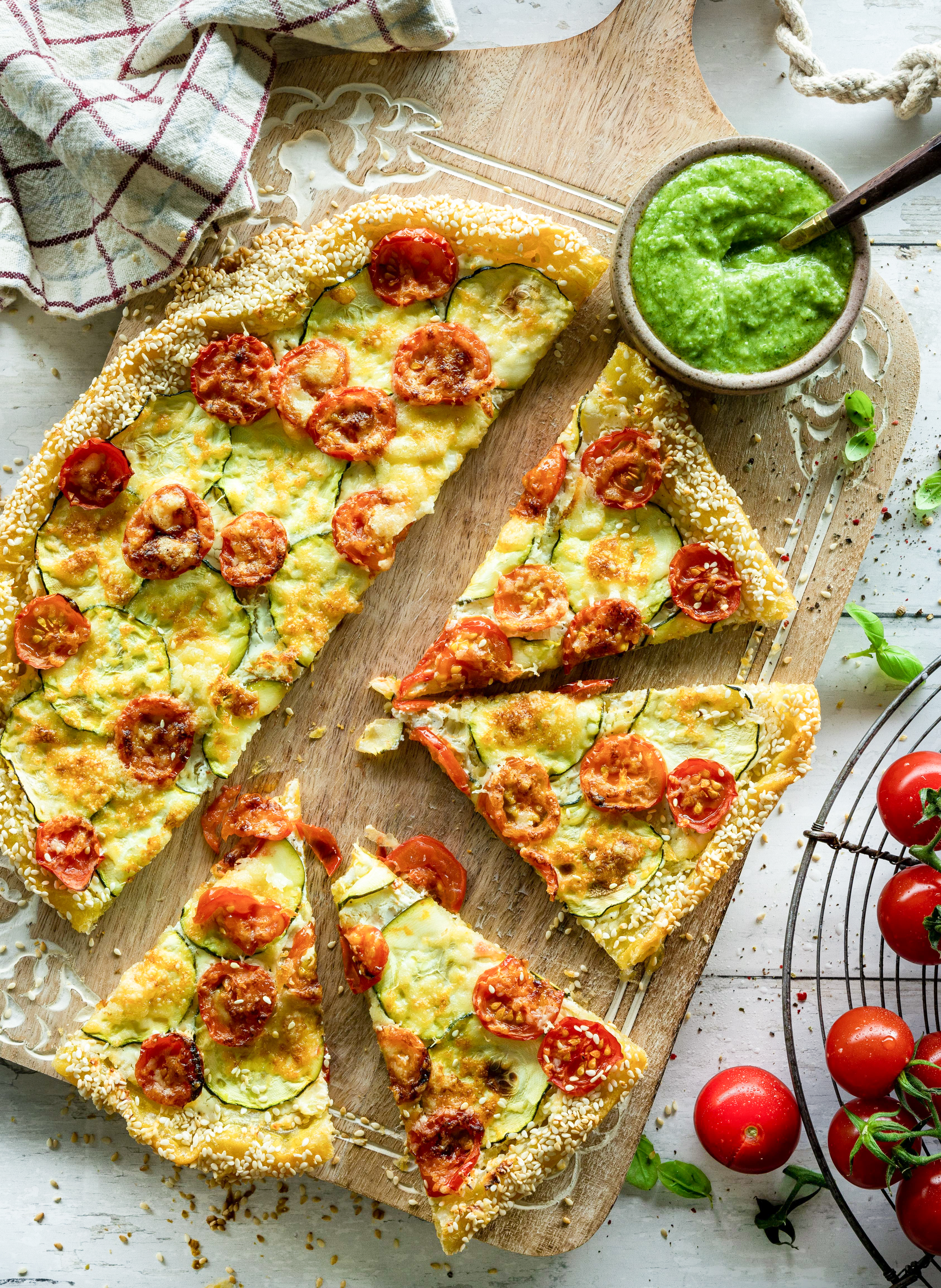 Rispapir pizza