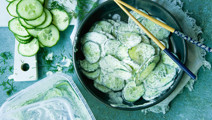 Cremet agurkesalat
