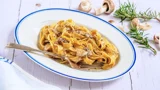 Creamy mushroom pasta