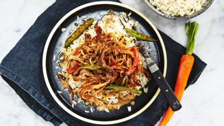 Fläskkarré med ingefära