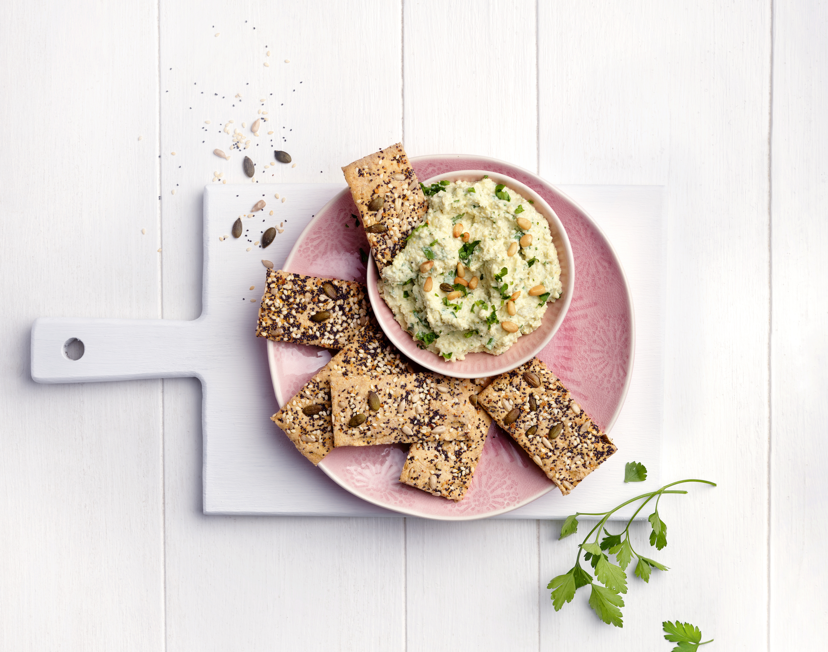 Laktosefreier Artischocken-Dip mit Knäckebrot | Arlafoods.de - Rezept ...