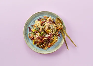 Hüttenkäse carbonara