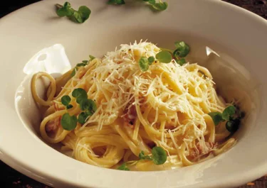 Pasta med bacon