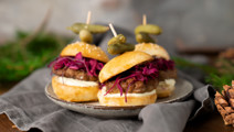 Sliders med julkryddad Wallenbergare