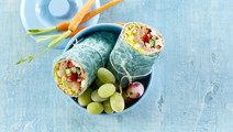 Wraps med laks og flødeost