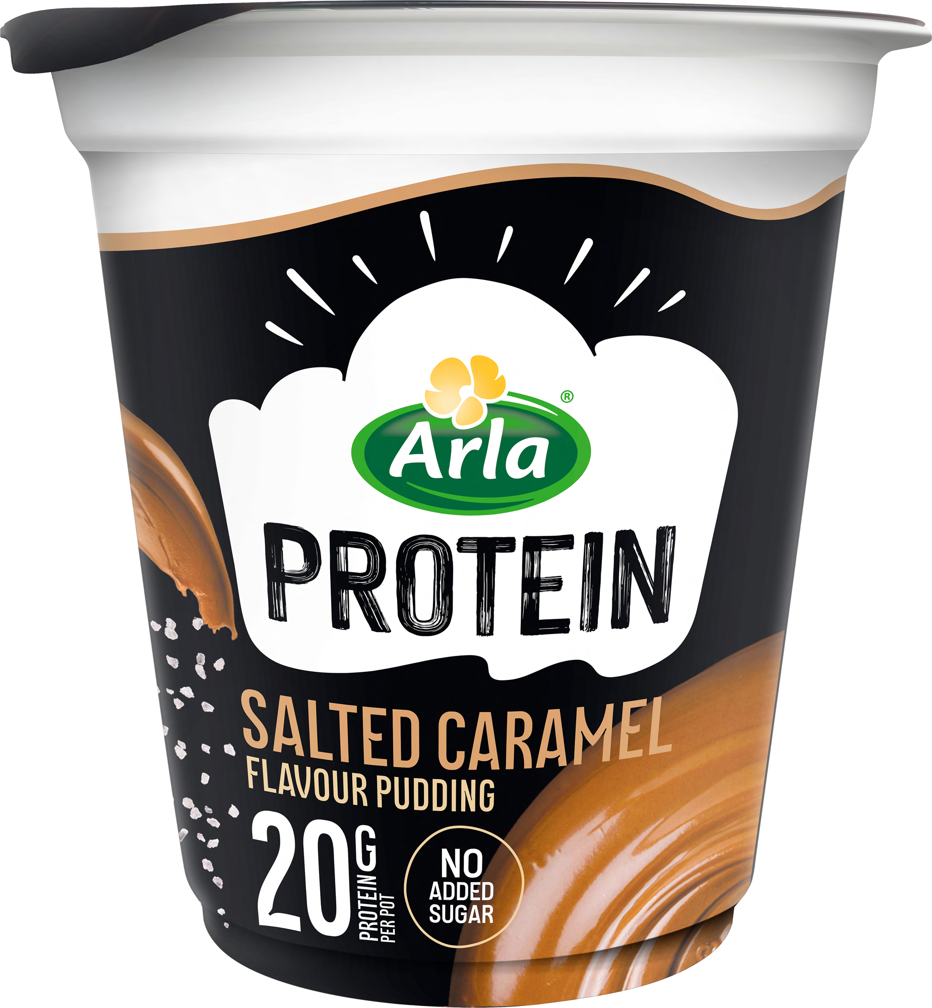 Arla Protein suolainen kinuski vanukas 200 g laktoositon