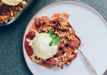 Rhubarb Ice Cream