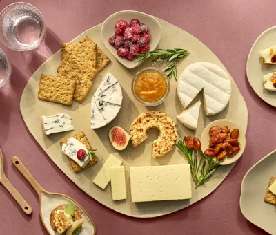Christmas cheese board