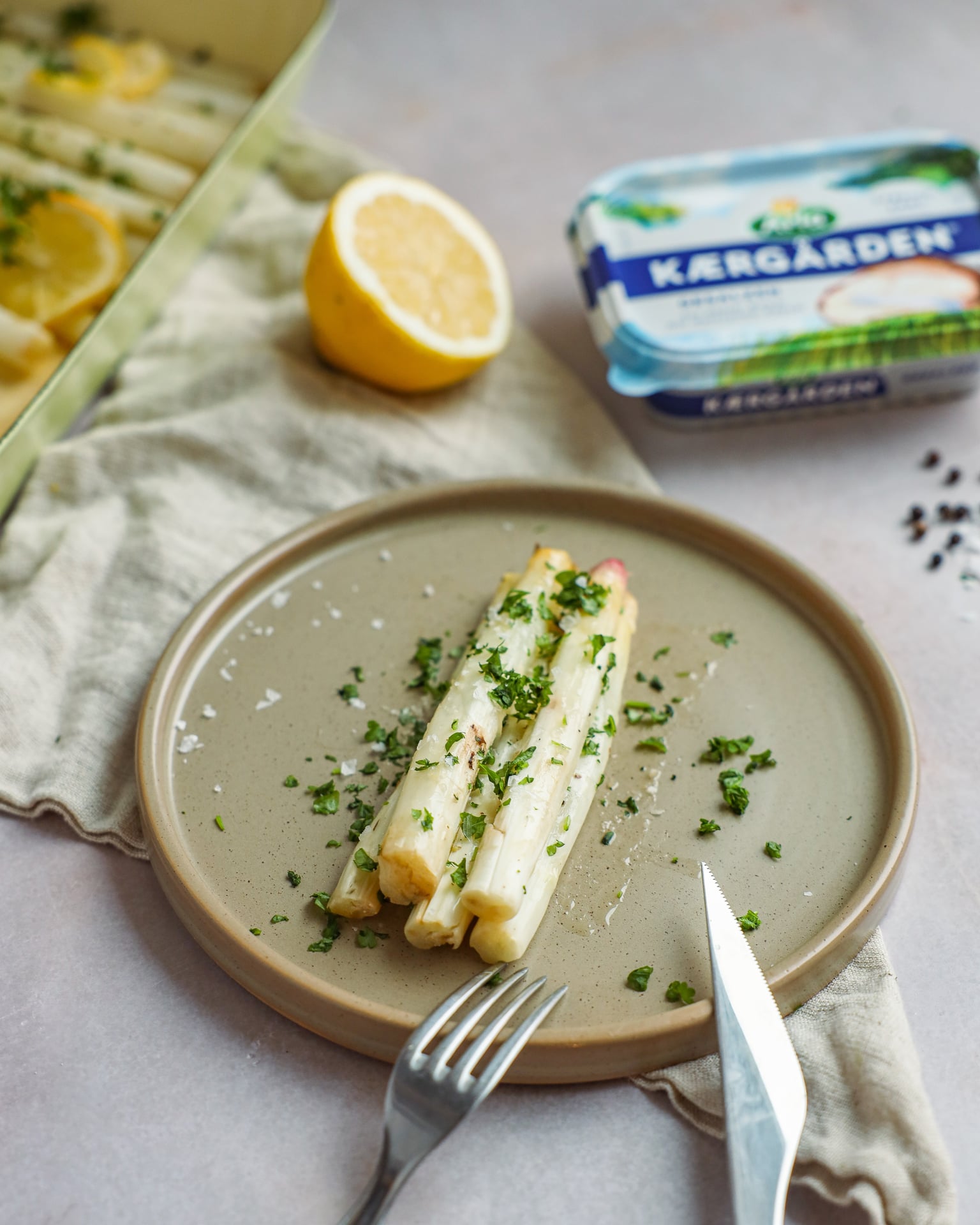 Spargel aus dem Backofen