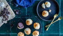 Små sprøde kokosmakroner