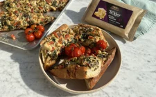 Cheesy Spinach & Artichoke Baguette with Castello® Tickler Extra Mature Cheddar
