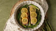 Asperges met zalm