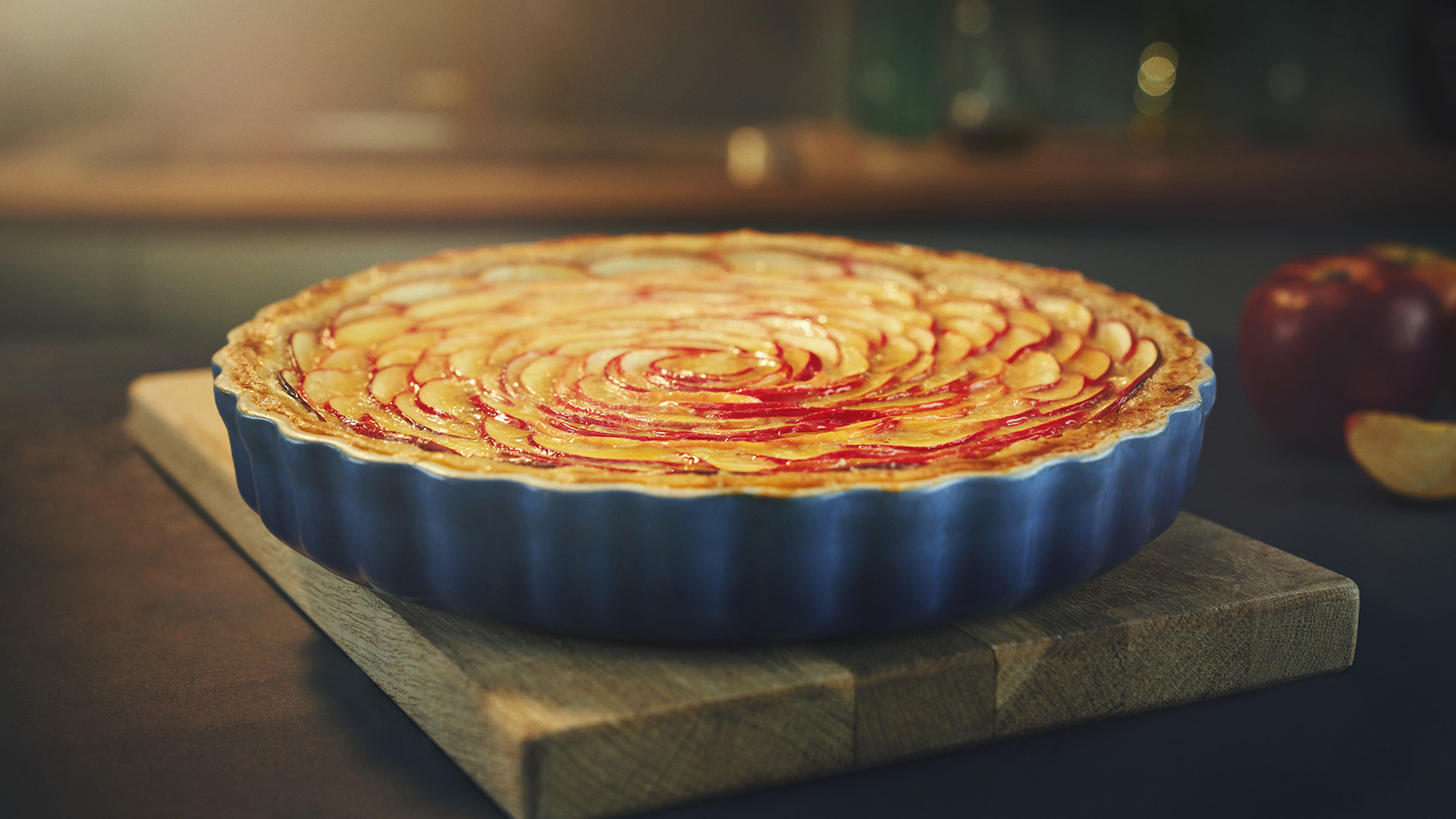 Apple frangipane tart 