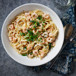 Pasta med räkor och vitlök