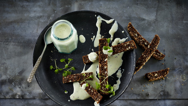 Fraichespread med brøndkarse