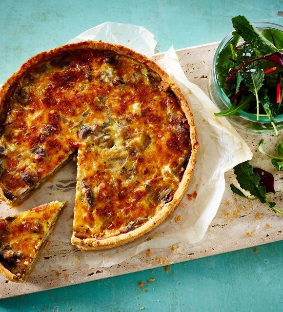Mushroom tart
