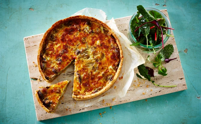 Mushroom tart